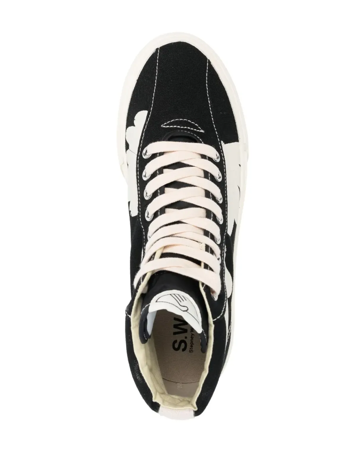 Stepney Workers Club Dellow Shroom high-top sneakers - Black - 画像4