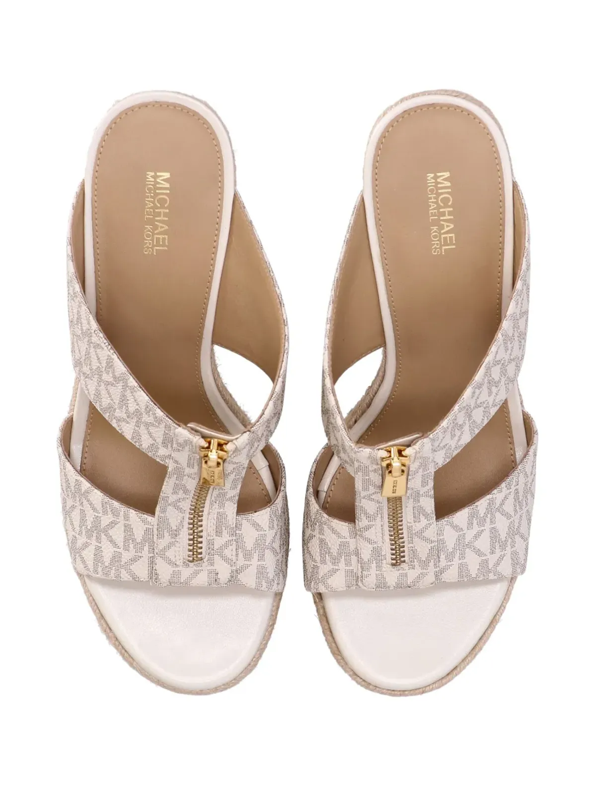 Michael Michael Kors ブラッドリー レザー ウェッジ エスパドリーユ - 画像4