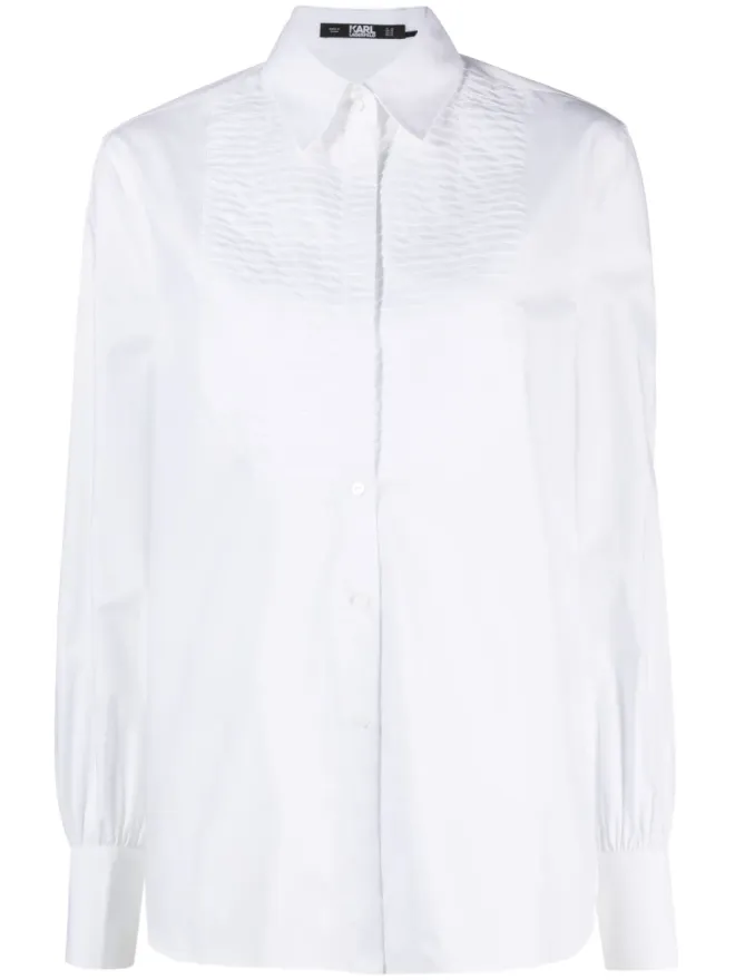 Karl Lagerfeld Karl Lagerfeld ワイドスリーブネックタイシャツの商品画像