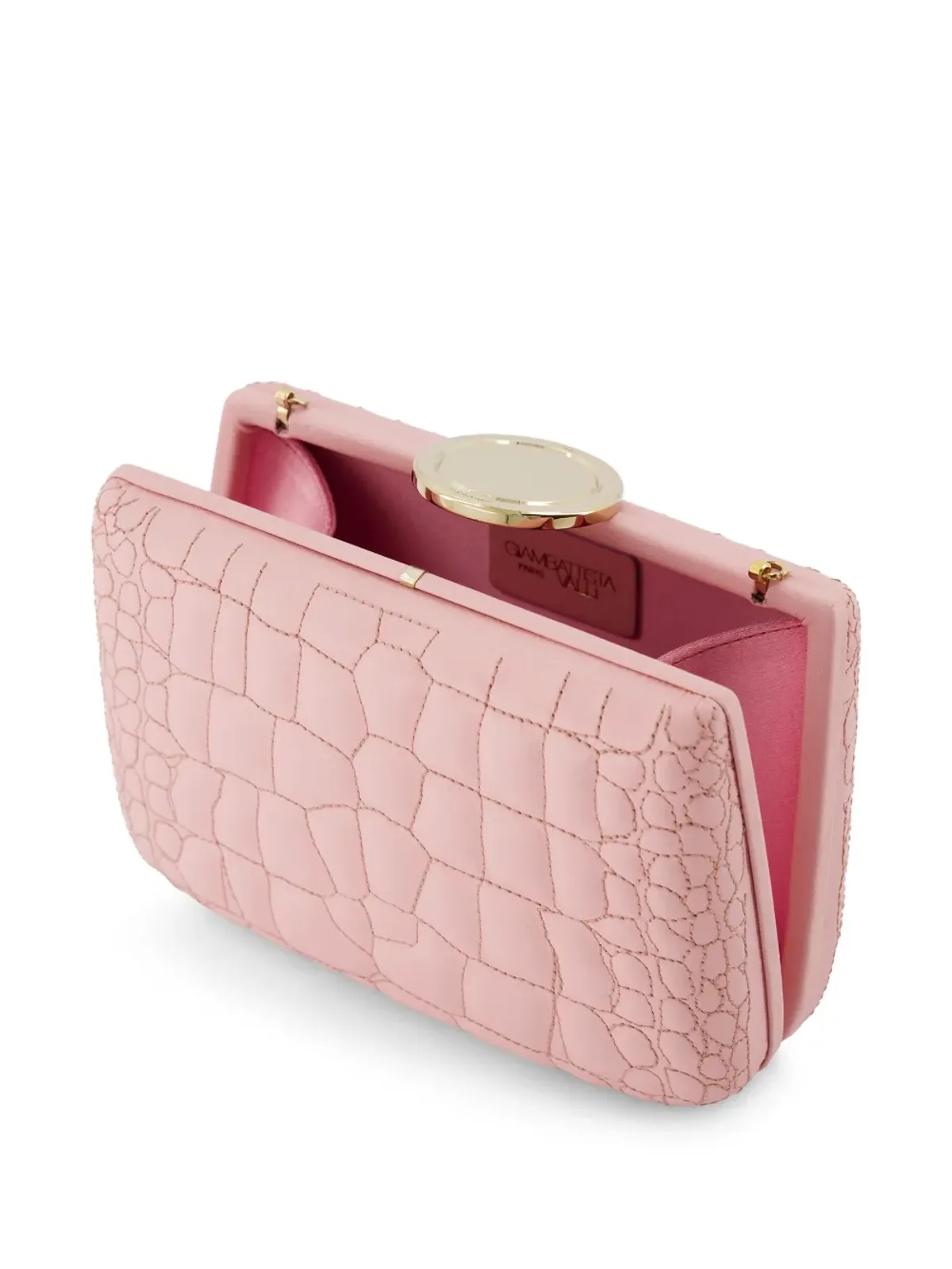 Giambattista Valli エンボスレザー クラッチバッグ - 画像5