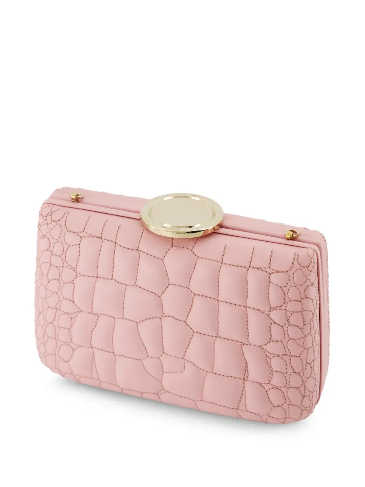 Giambattista Valli エンボスレザー クラッチバッグ - 画像4