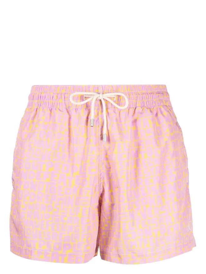 Arrels Barcelona Arrels Barcelona グラフィックプリント・スイムショーツ ピンクの商品画像