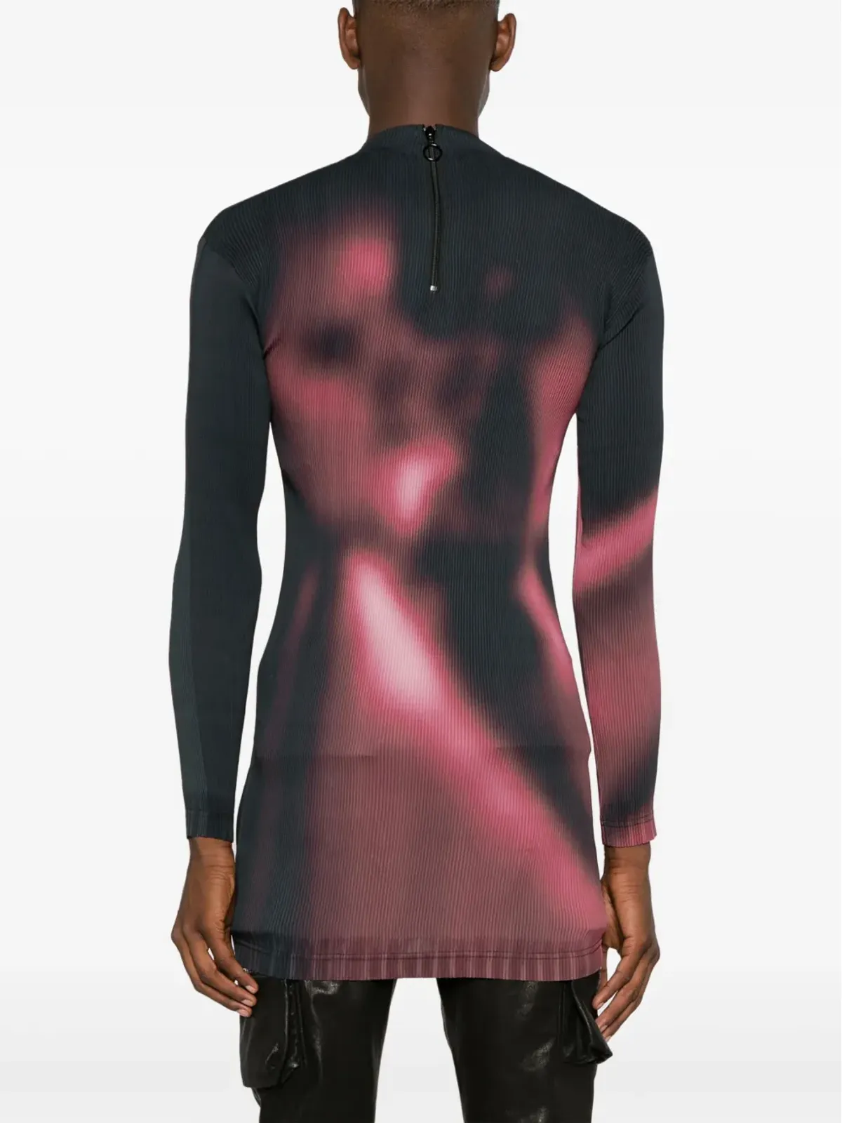 EYTYS Rhye Ruby Smoke mock-neck dress - Black - 画像5