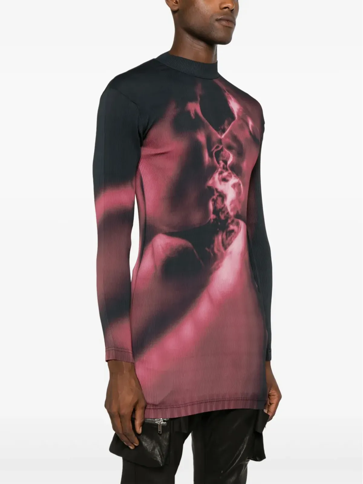 EYTYS Rhye Ruby Smoke mock-neck dress - Black - 画像4