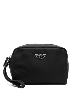 Emporio Armani ロゴプレート メイクアップバッグ - サムネイル1