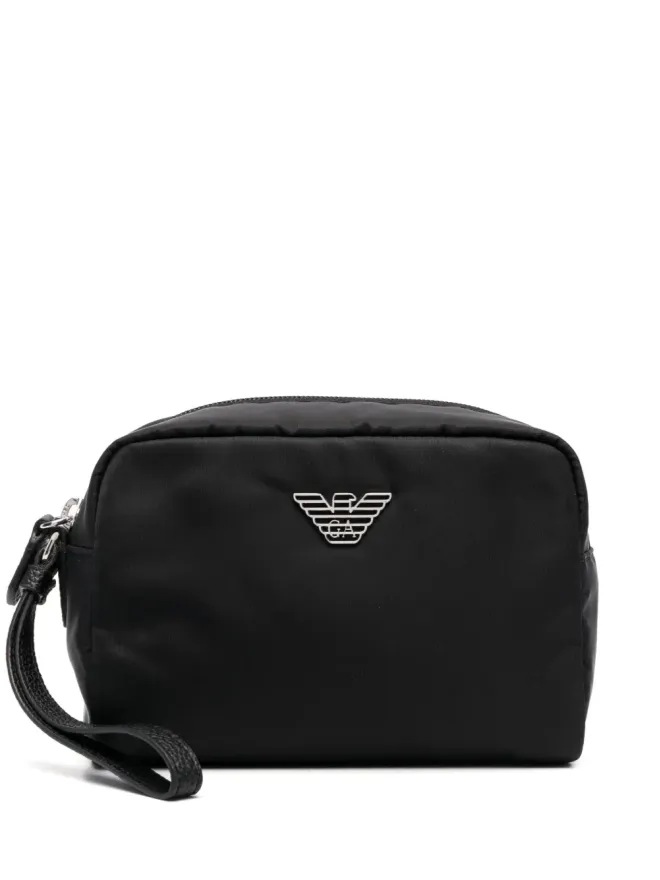 Emporio Armani Emporio Armani ロゴプレート メイクアップバッグの商品画像