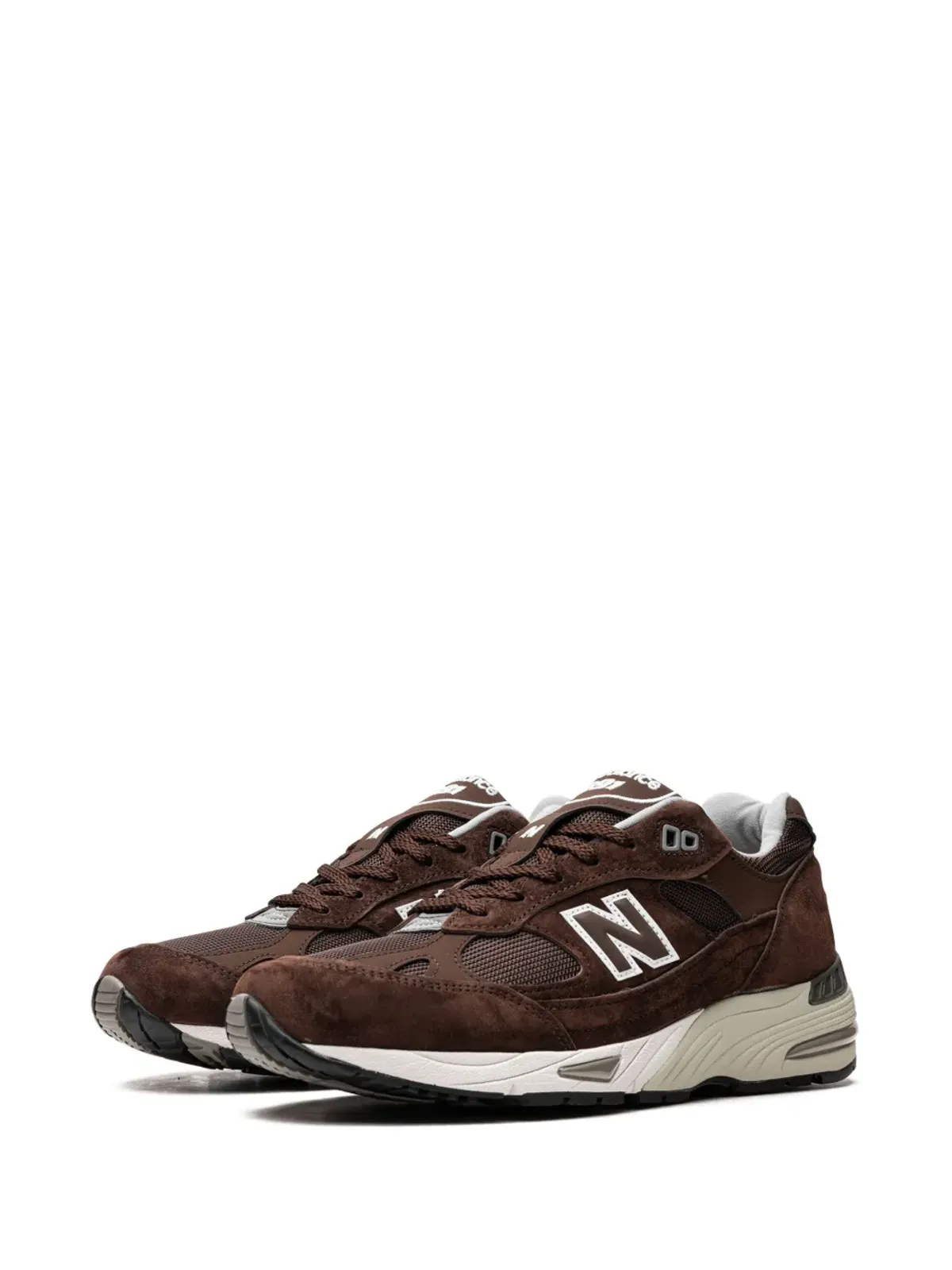 New Balance 991 Made in UK モカブラウン スニーカー - 画像4