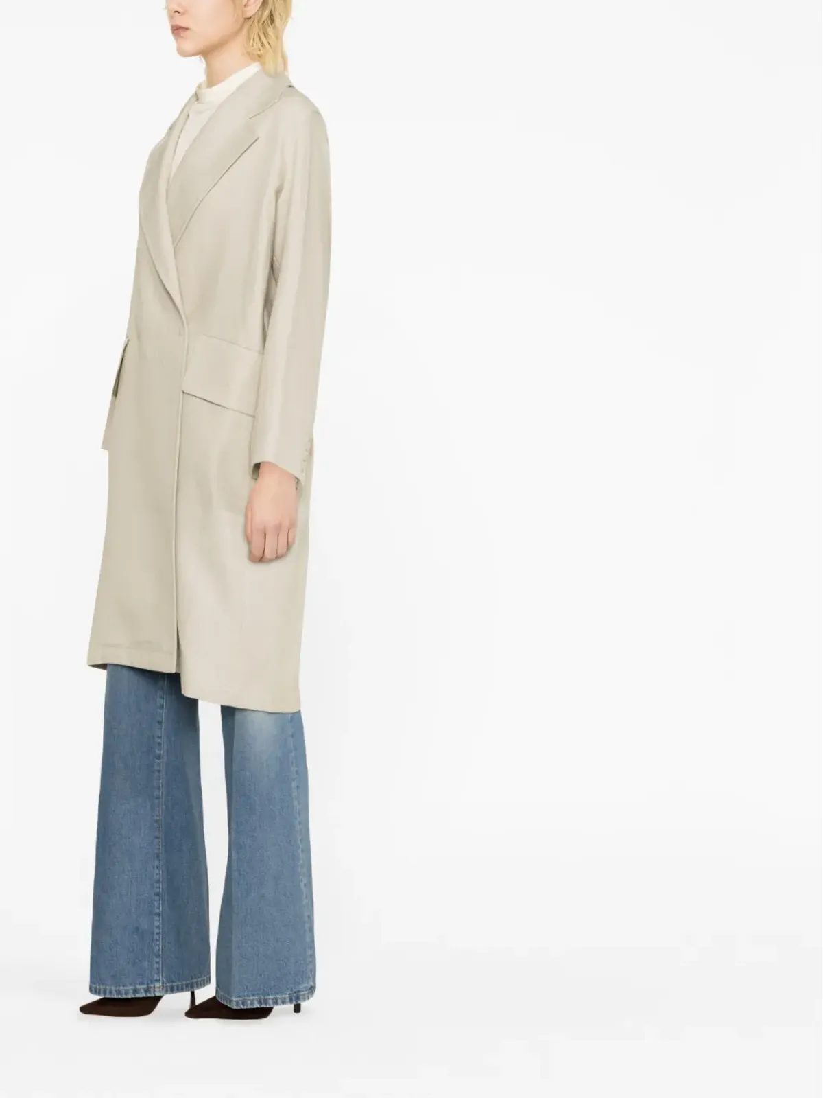 Max Mara ダスターコート（ダブルブレスト） - 画像2