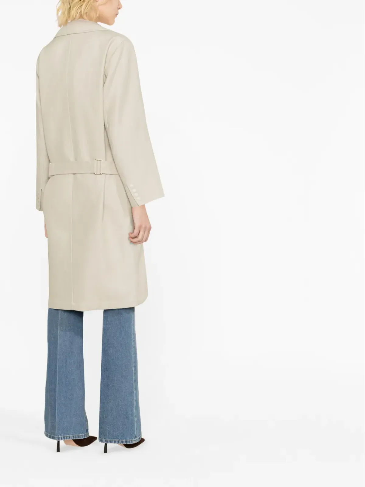 Max Mara ダスターコート（ダブルブレスト） - 画像3