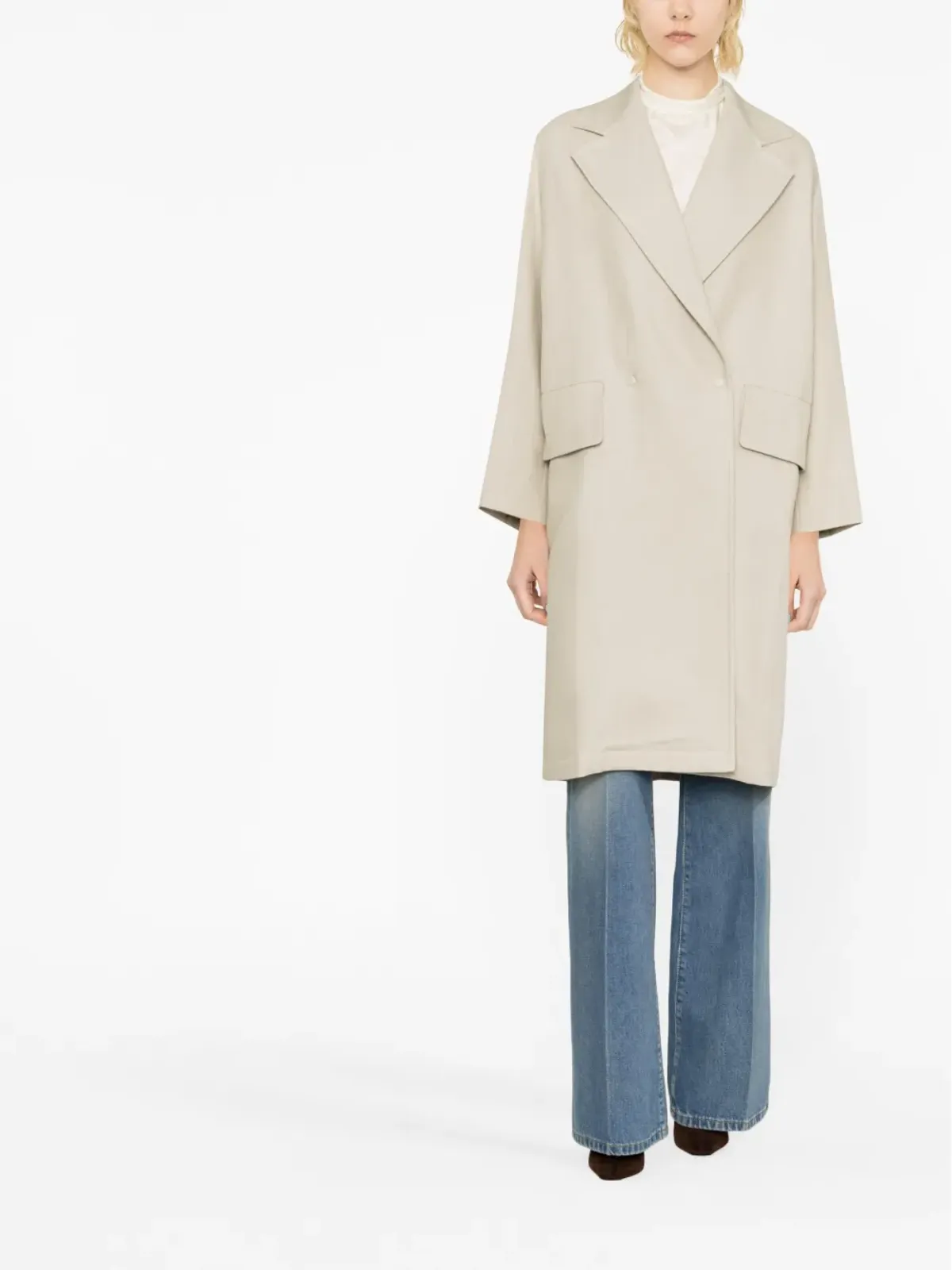 Max Mara ダスターコート（ダブルブレスト） - 画像4
