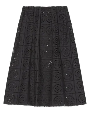 GANNI broderie-anglaise ストレートスカート - サムネイル1