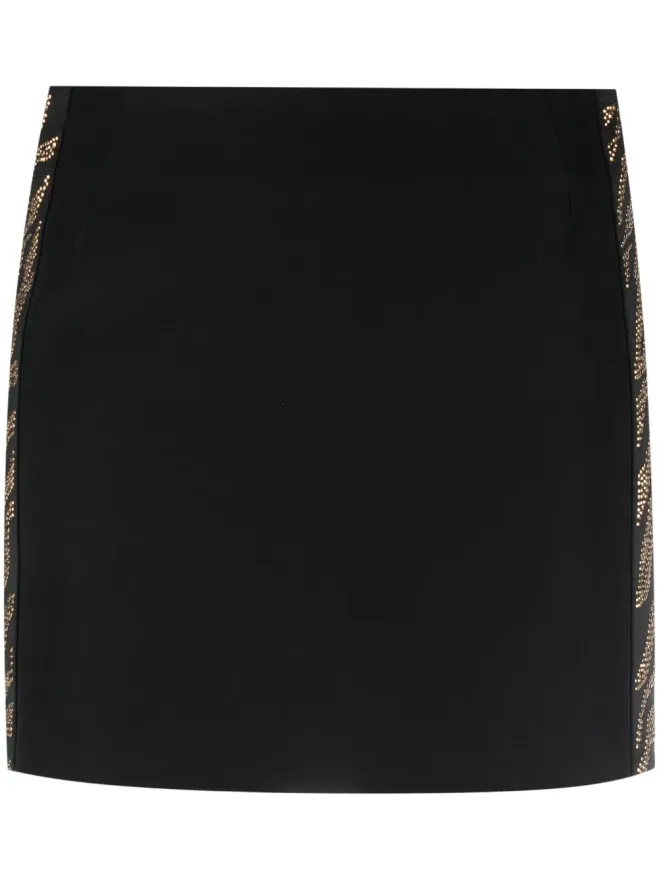 Just Cavalli Just Cavalli ラインストーン装飾ミニスカートの商品画像