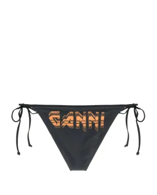 GANNI ロゴプリントビキニボトム - サムネイル2