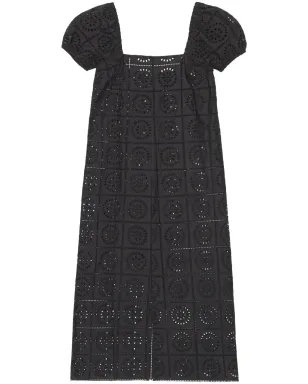 GANNI broderie anglaise ミディドレス - サムネイル1