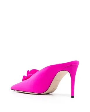 Victoria Beckham フローラルアップリケ付きミュール - サムネイル3