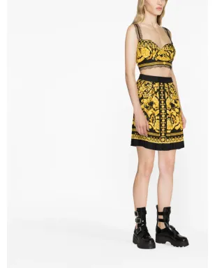 Versace バロッコ柄プリーツスカート - サムネイル3