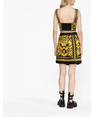Versace バロッコ柄プリーツスカート - サムネイル4