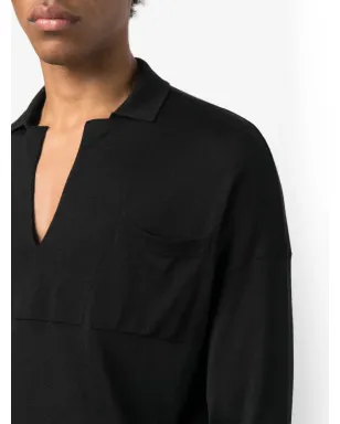 Saint Laurent Vネック長袖スウェットシャツ - サムネイル5