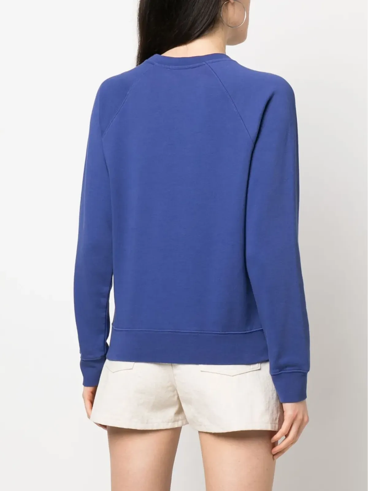See by Chloé カットアウト ロゴ コットン スウェットシャツ - 画像4