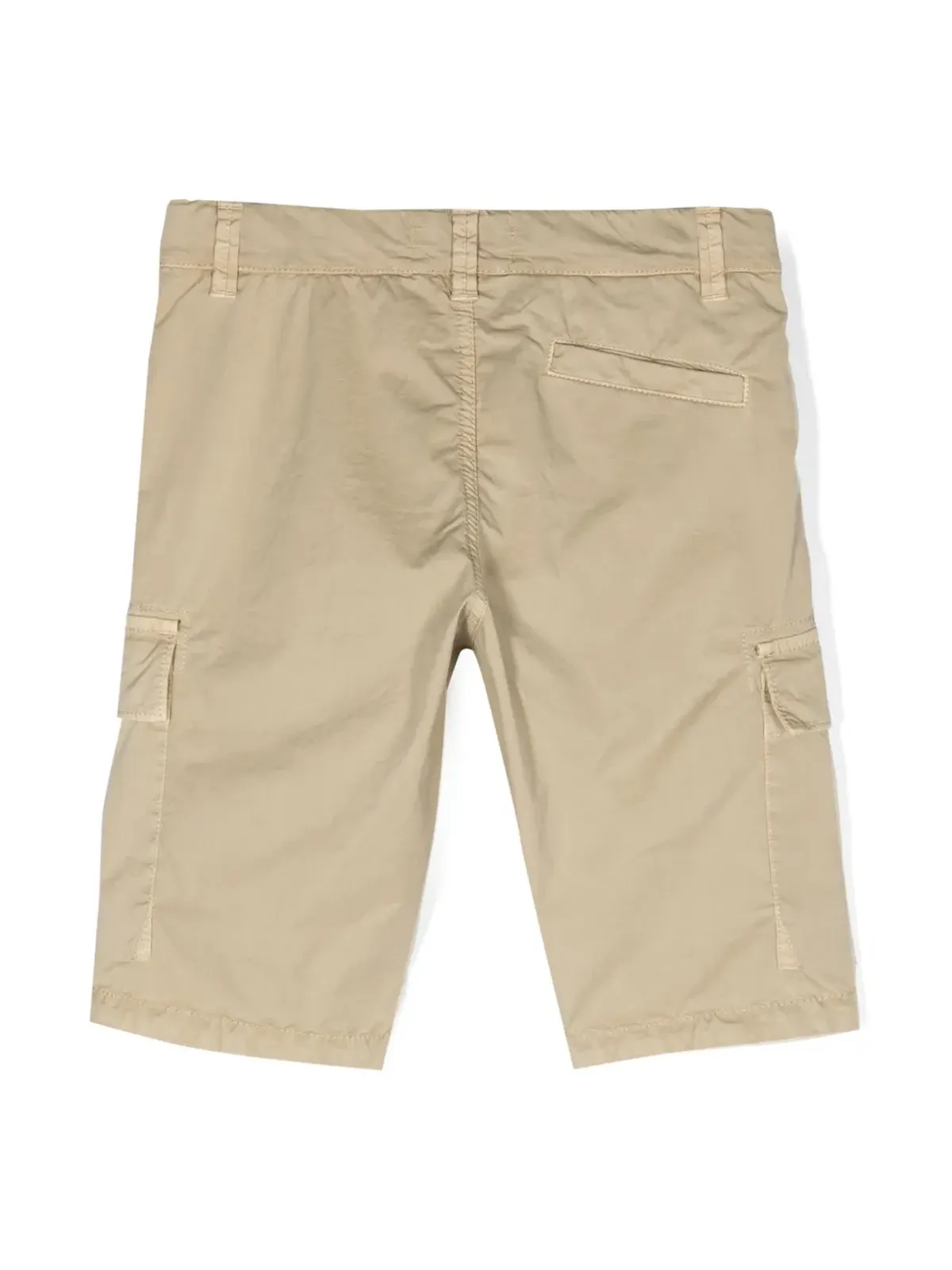 Stone Island Junior ロゴパッチカーゴポケットショーツ - 画像2