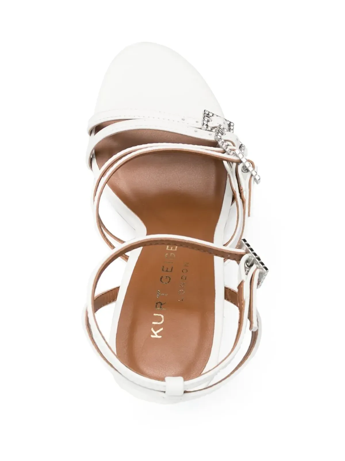 Kurt Geiger London マルチストラップヒールサンダル - ホワイト - 画像4
