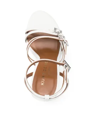 Kurt Geiger London マルチストラップヒールサンダル - ホワイト - サムネイル4