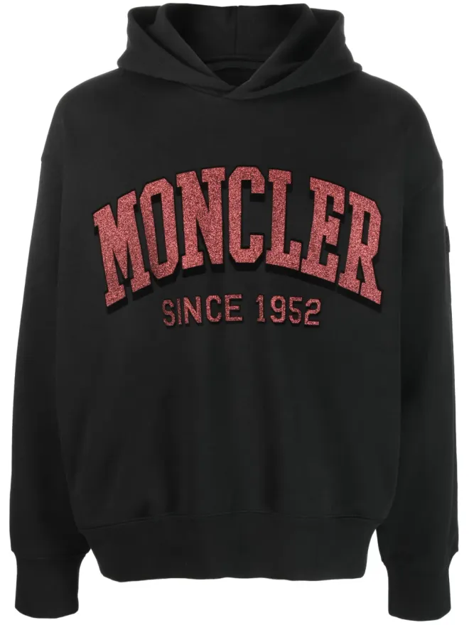 Moncler Moncler グリッターロゴプリント フーディの商品画像