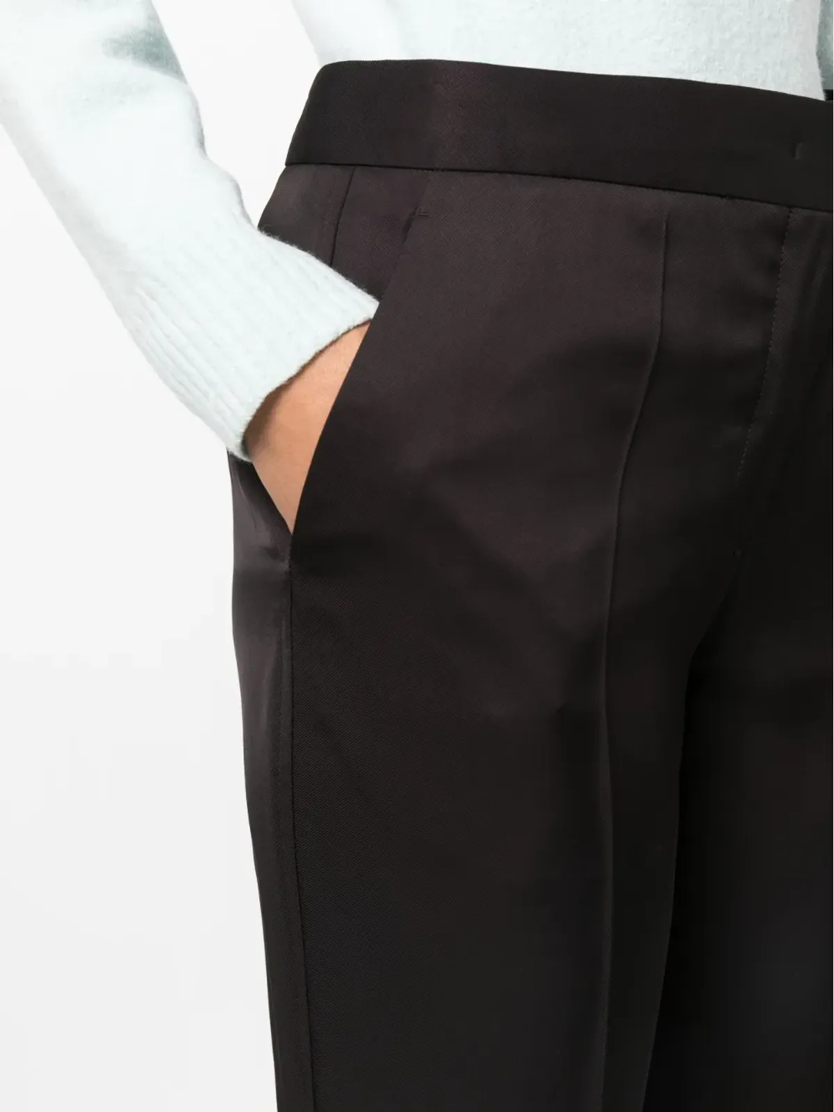 Jil Sander クロップドツイルパンツ - 画像5