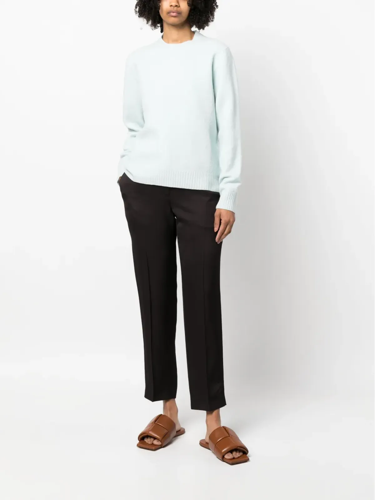 Jil Sander クロップドツイルパンツ - 画像2