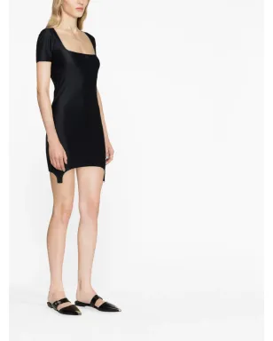 Courrèges スクエアネック カットアウト ミニドレス - サムネイル3