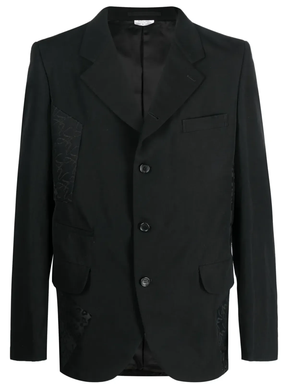 Comme des Garçons Homme Plus パネルド・シングルブレスト ブレザー - 画像1