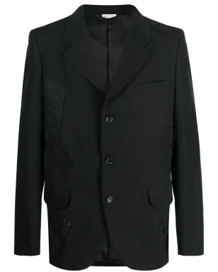 Comme des Garçons Homme Plus パネルド・シングルブレスト ブレザー - サムネイル1
