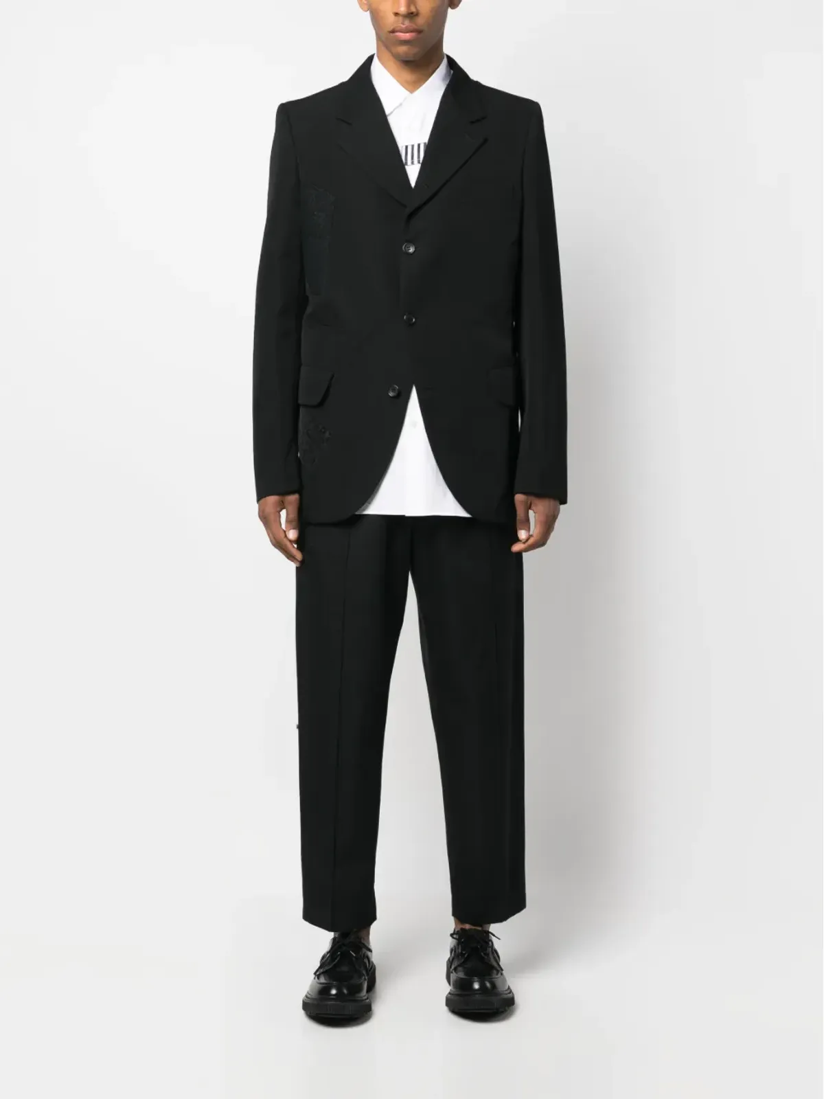 Comme des Garçons Homme Plus パネルド・シングルブレスト ブレザー - 画像2