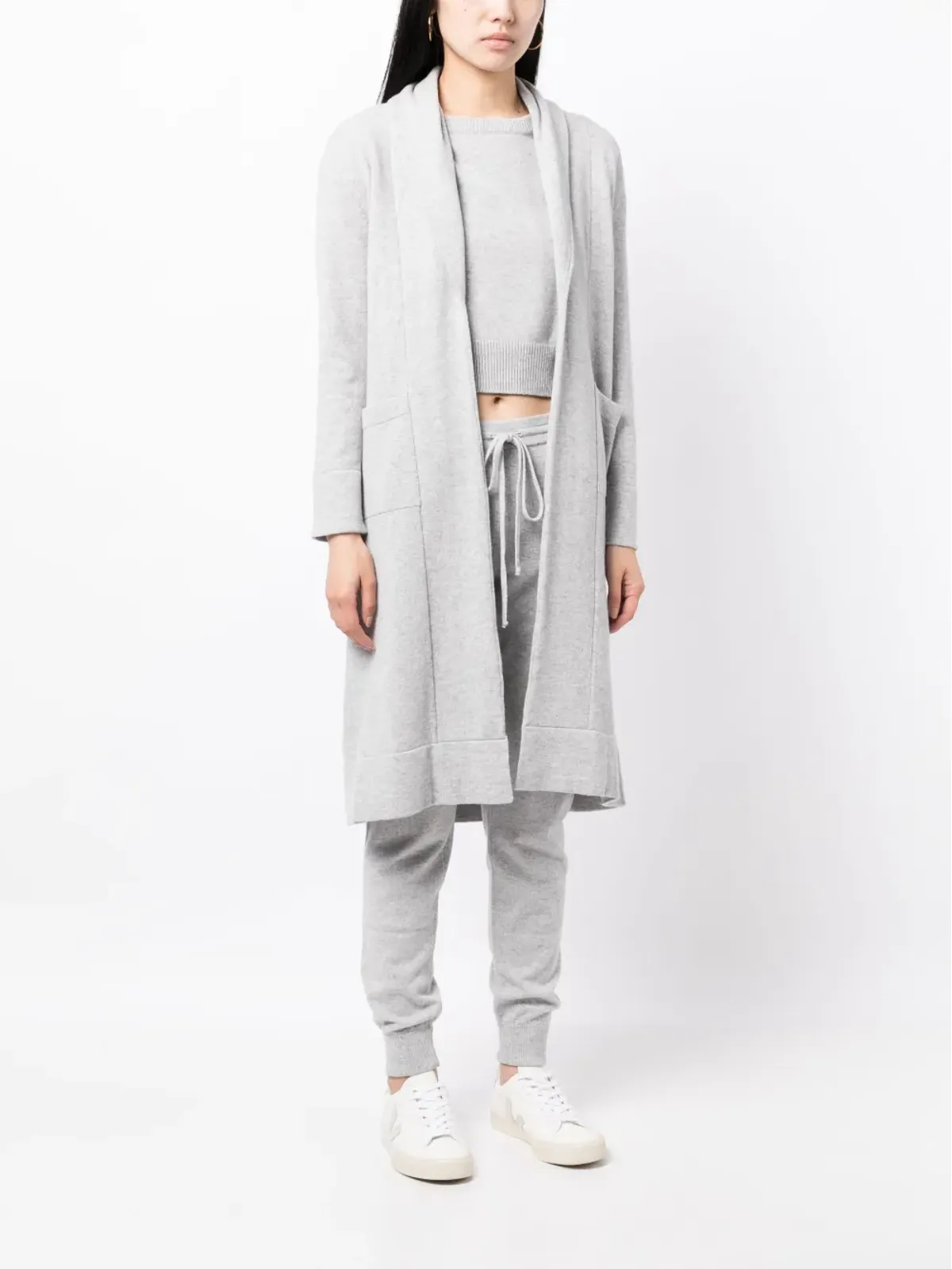 Teddy Cashmere ヴェンツィア オープンフロント カシミア カーディガン - 画像3