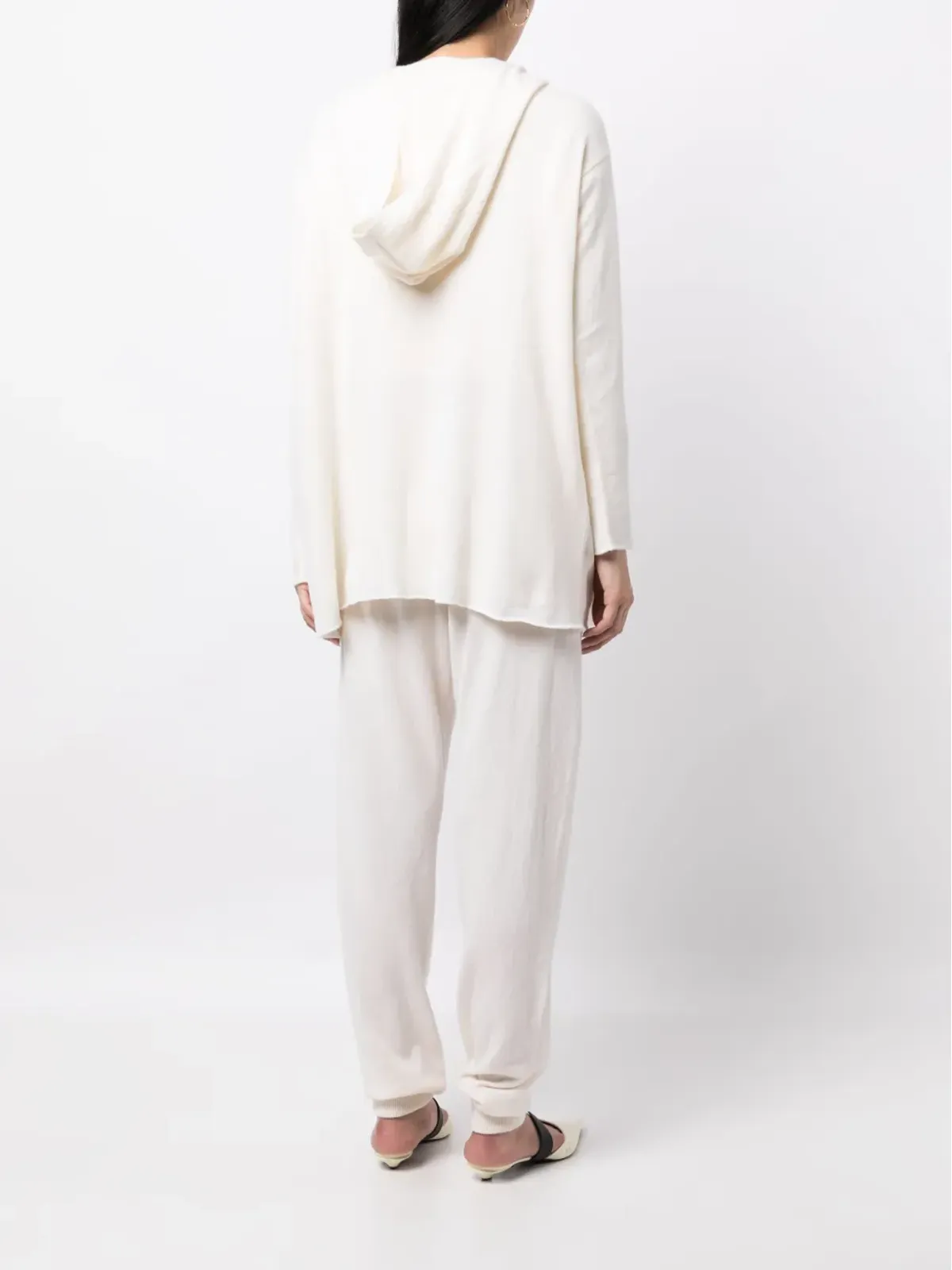 Teddy Cashmere ナポリ フード付きカシミアカーディガン - 画像4