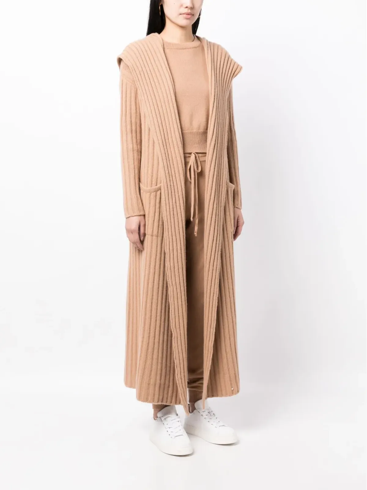 Teddy Cashmere Amalfi cashmere ミディ丈カーディコート - 画像3