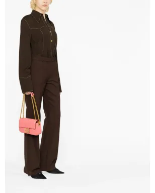 FENDI ピンクのバゲットチェーンショルダーバッグ - サムネイル2