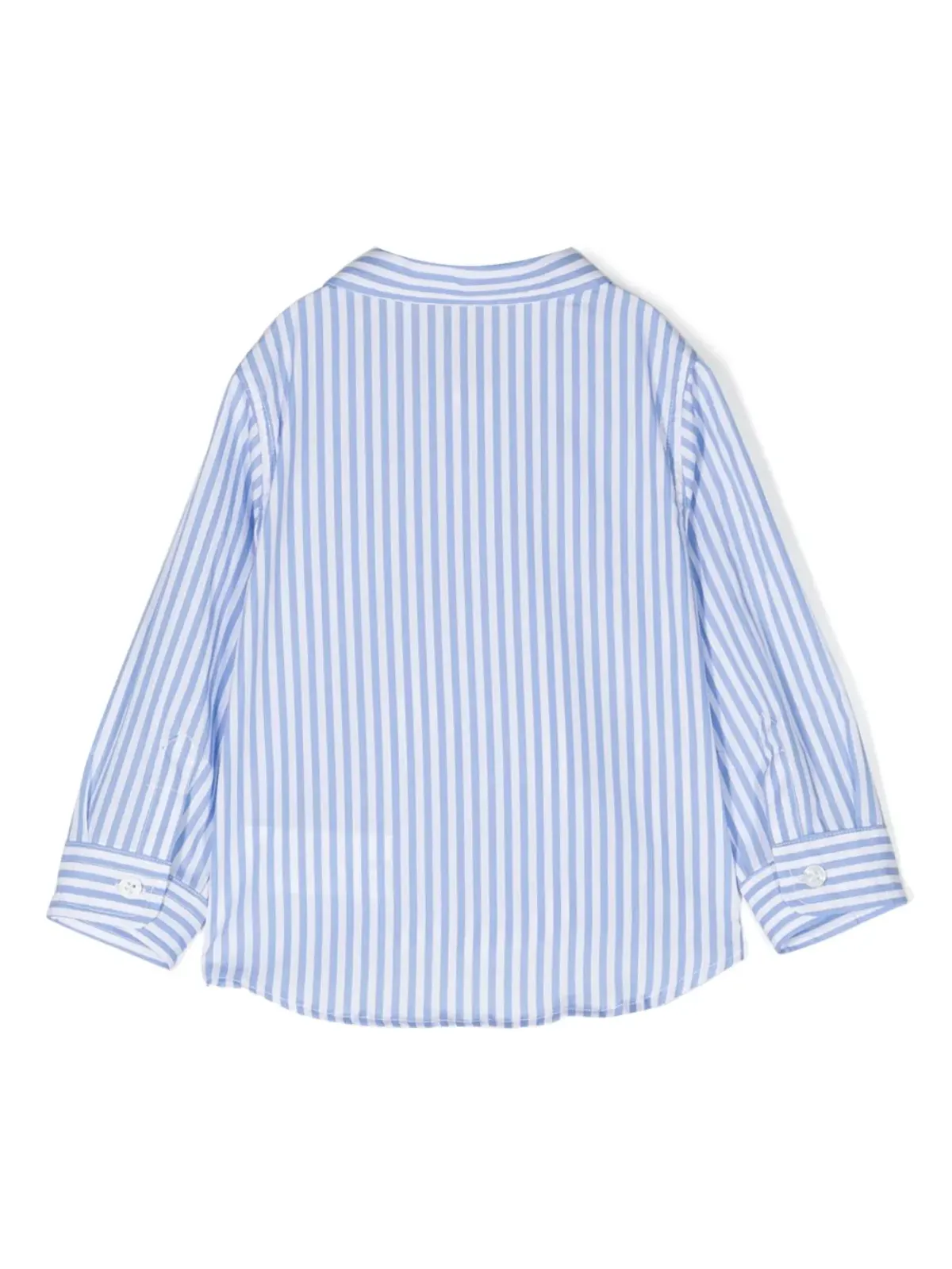 Fay Kids striped cotton shirt - White - 画像2