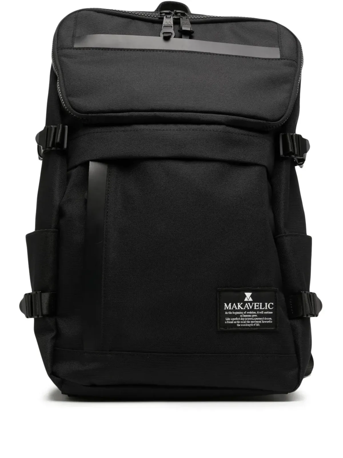 Makavelic 複数のパッチポケット ロゴディテール バックパック - 画像1
