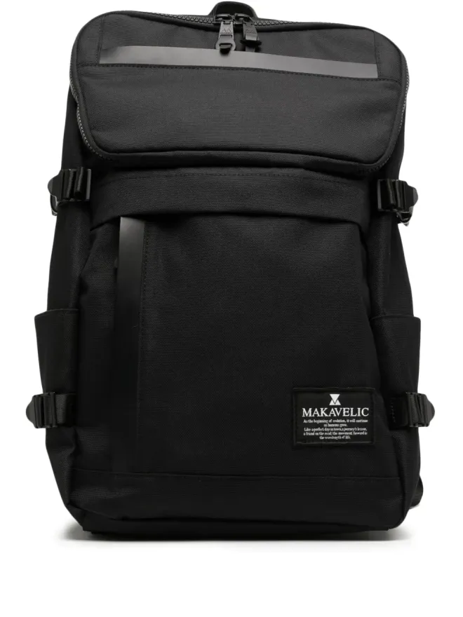 Makavelic Makavelic 複数のパッチポケット ロゴディテール バックパックの商品画像
