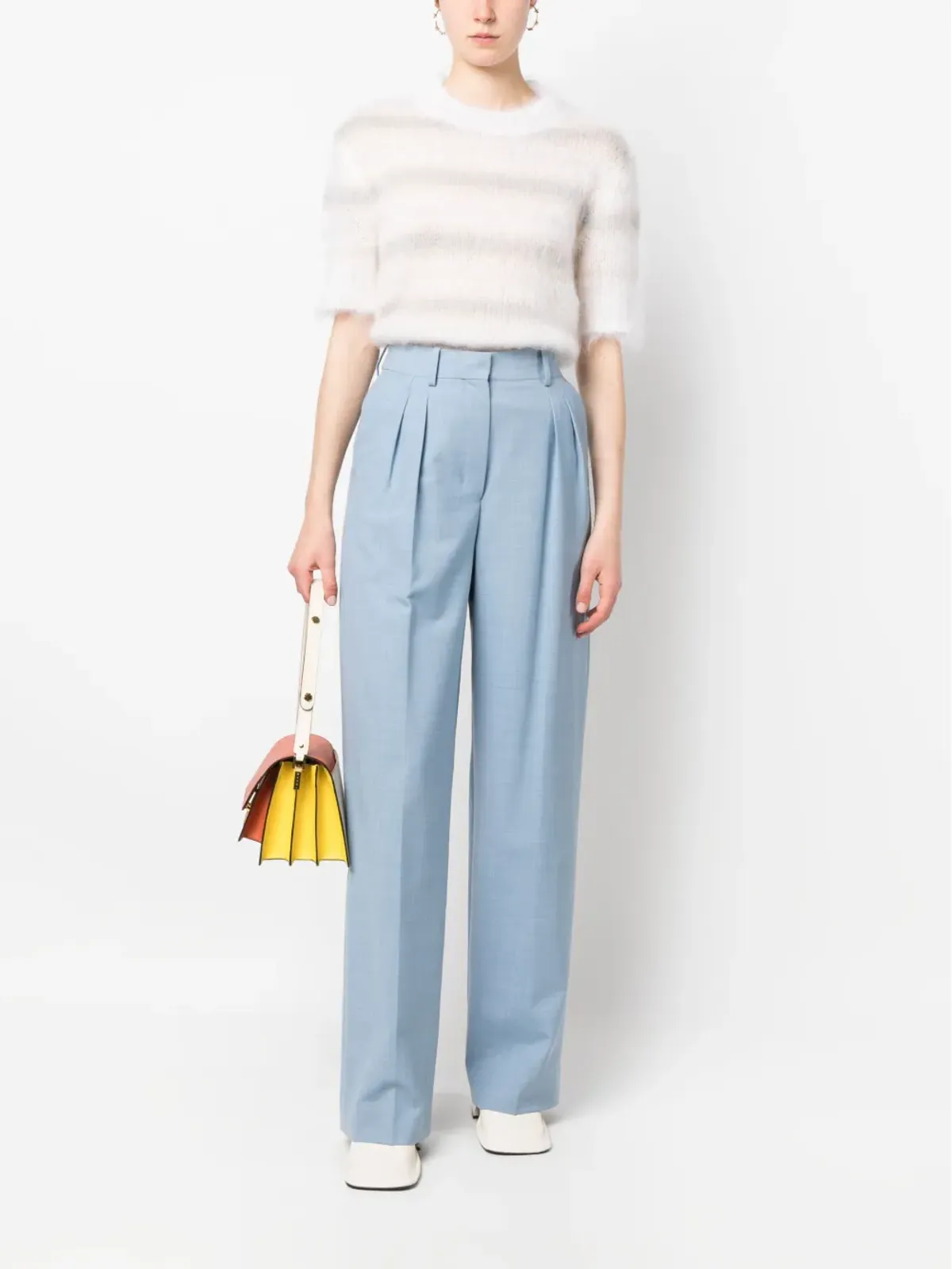 Marni ブラッシュドモヘア Tシャツ - 画像2