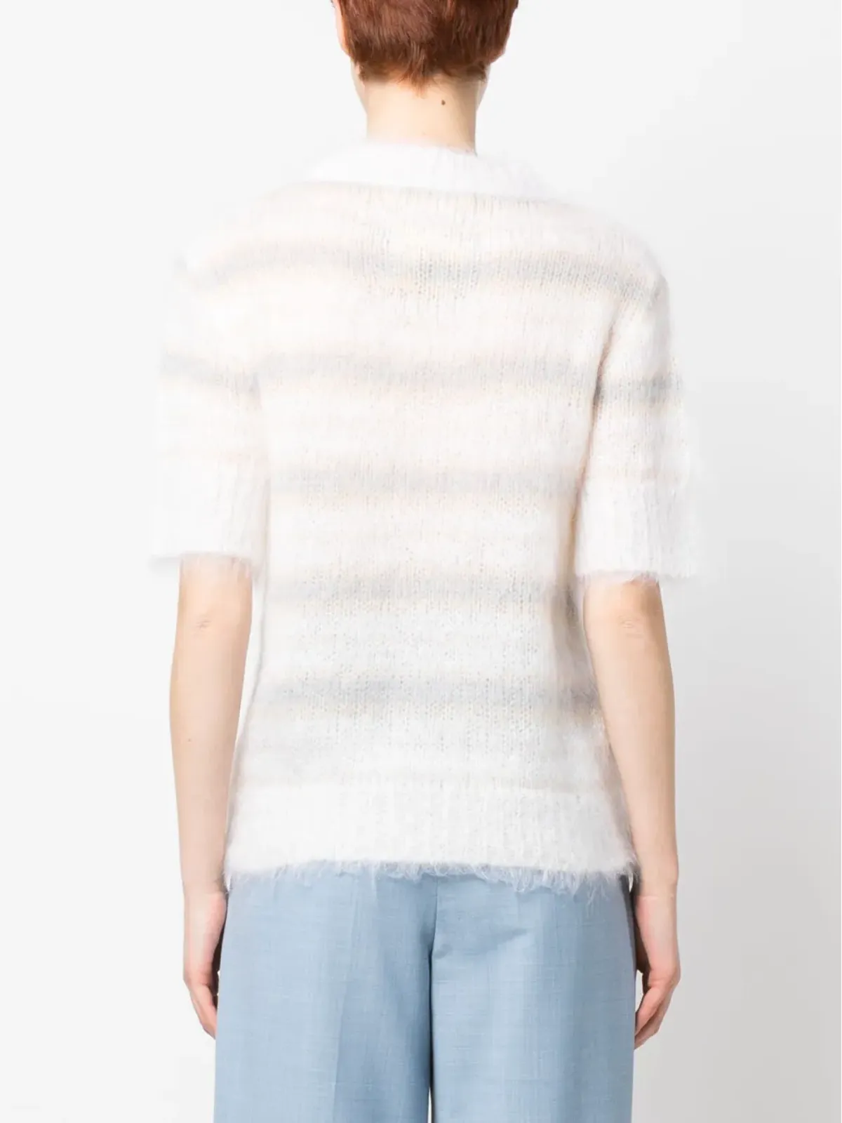 Marni ブラッシュドモヘア Tシャツ - 画像4