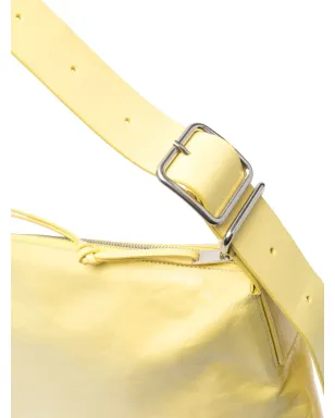 Jil Sander ポリッシュド仕上げレザートートバッグ - イエロー - サムネイル4