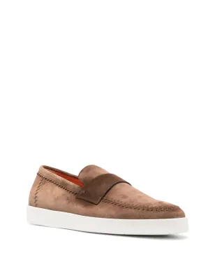Santoni ペニー スエード ローファー - サムネイル2
