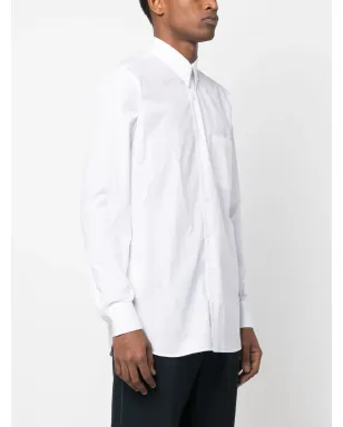 Lardini ボタンアップ コットン シャツ（ホワイト） - サムネイル3