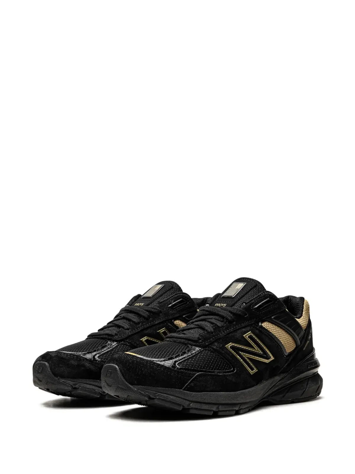 New Balance 990V5 ブラック/ゴールド スニーカー - 画像5