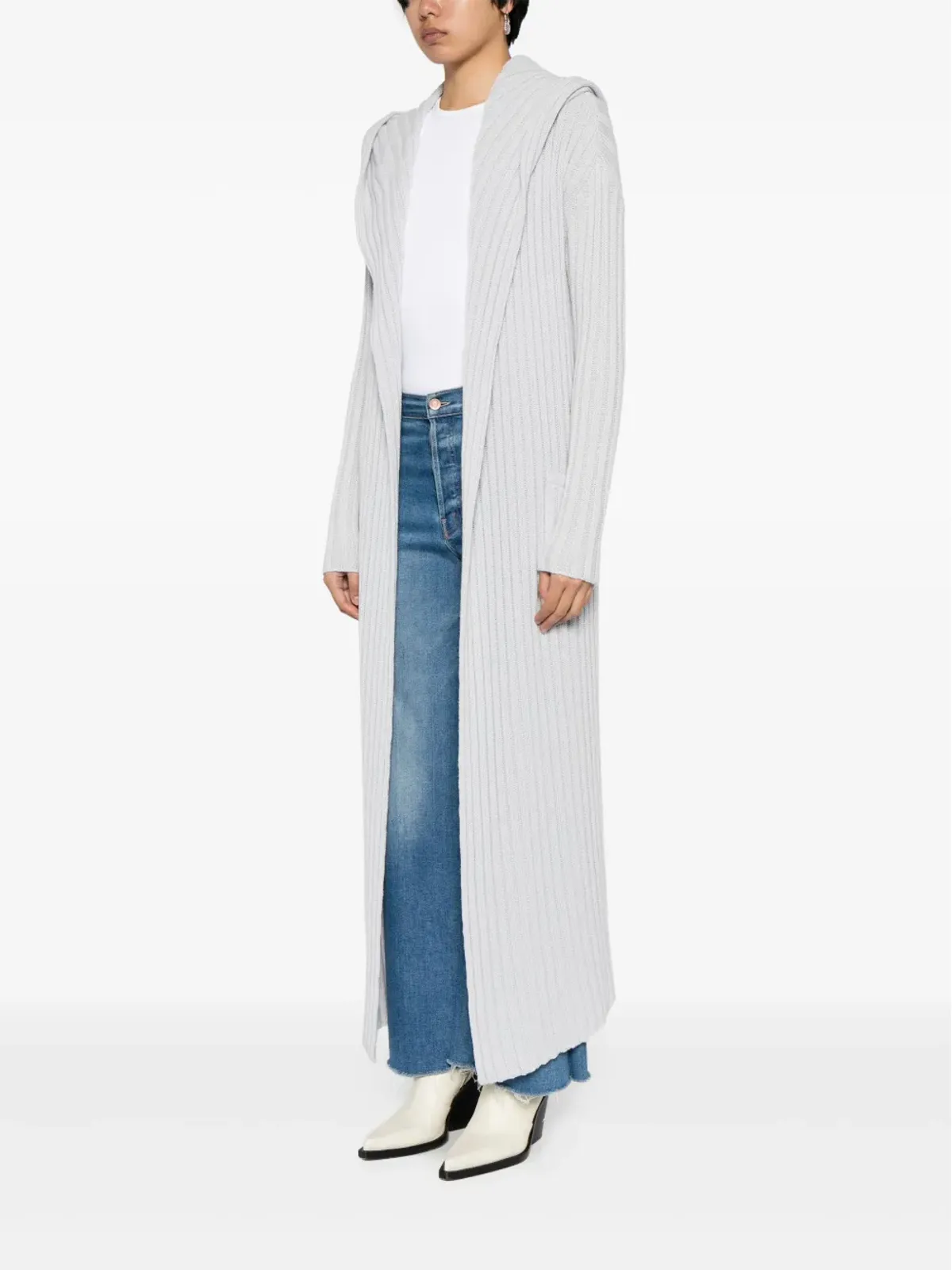Teddy Cashmere Amalfi チャンキー ニット カシミヤ カーディガン - 画像3