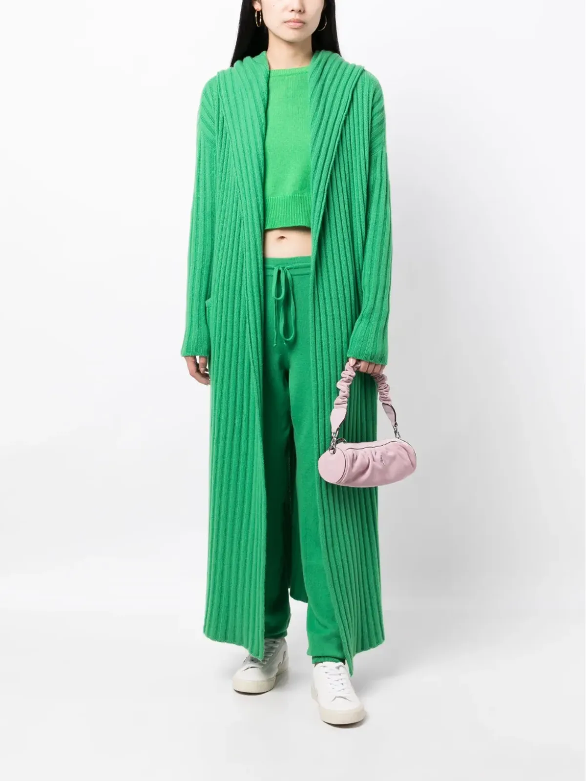 Teddy Cashmere Amalfiリブニットカシミアカーディガン - 画像2