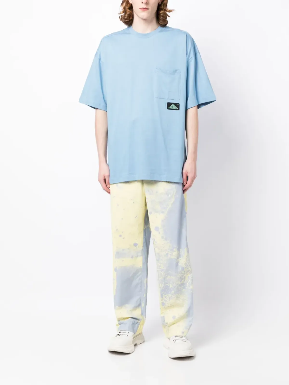 OAMC ロゴパッチ付きオーガニックコットンTシャツ - 画像2