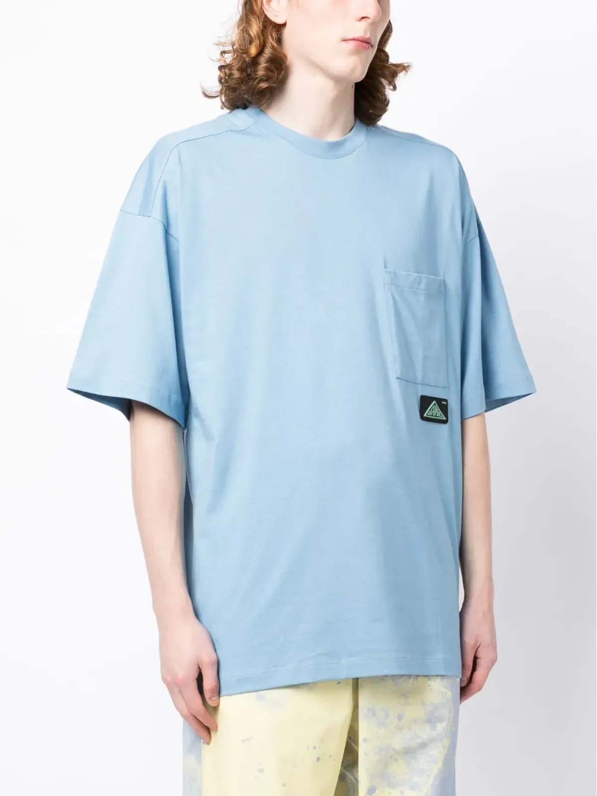 OAMC ロゴパッチ付きオーガニックコットンTシャツ - 画像3
